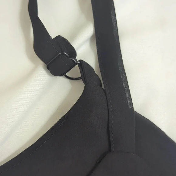 Torrid Stretch Challis Cami, Color Deep Black Size 0X - Picture 7 of 13